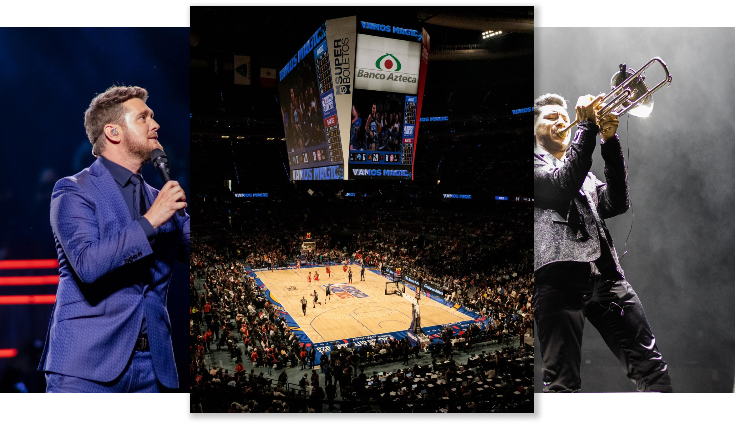 Cantante Michael Buble en la Arena Monterrey